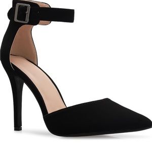 Olivia K Women's Sexy D'Orsay Pointed Toe Heel Pump